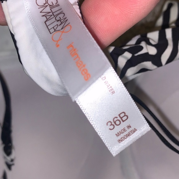 Gilligan & Omalley Zebra Print bra size 36B - Picture 8 of 8